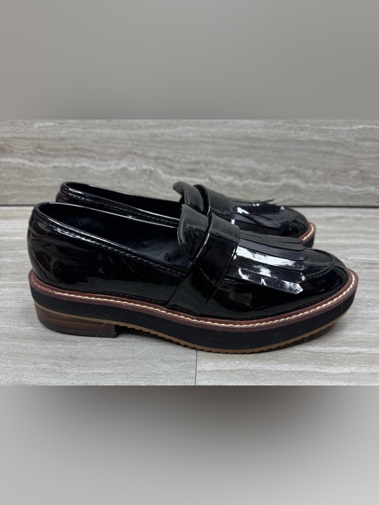 American Eagle Outfitters Shoes - NEW American Eagle Outfitters Black Patent Platform Tassel Loafers Size 6